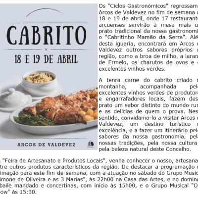 Programa Cabrito à Mesa 2016