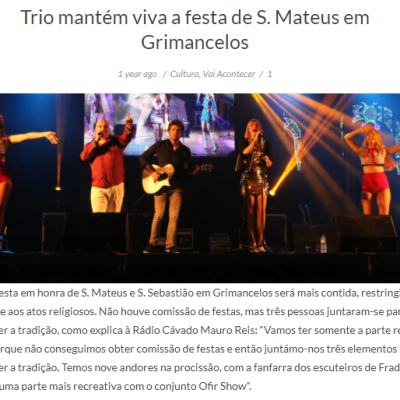 Festas de São Mateus 2019